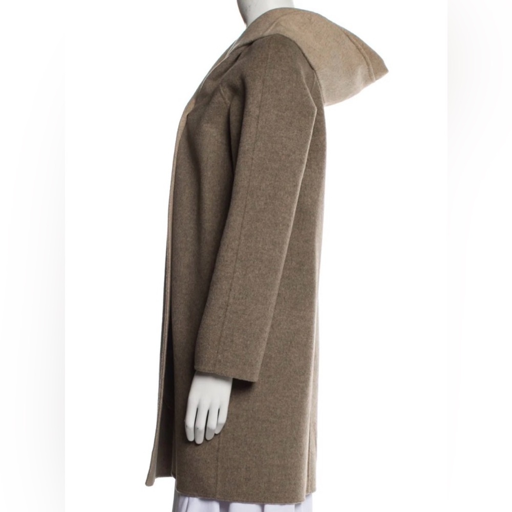 Vince Elegant Wool Tan Coat - Picture 3 of 7
